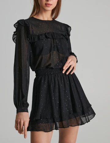 Fusta Sinsay, negru, XS