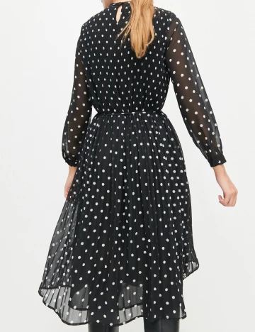 Rochie medie Reserved, negru, 40