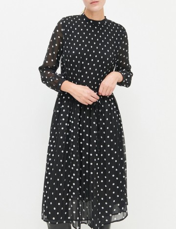 Rochie medie Reserved, negru, 40