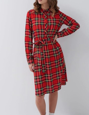 Rochie scurta House Brand, rosu, S