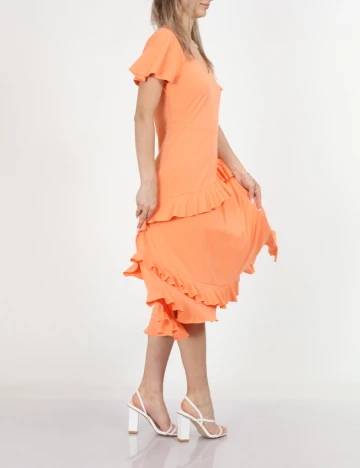 Rochie medie Reserved, portocaliu, S