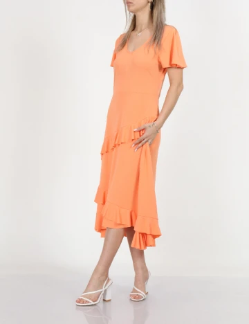 Rochie medie Reserved, portocaliu, S