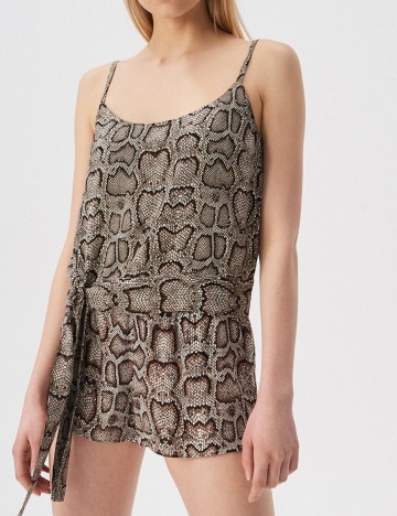 Top Sinsay, maro, XS