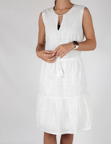 Rochie scurta Reserved, alb, 46