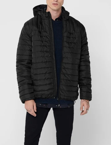 Geaca Only, negru, M Negru