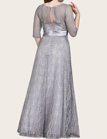 Rochie lunga Ever-Pretty, gri, 2XL