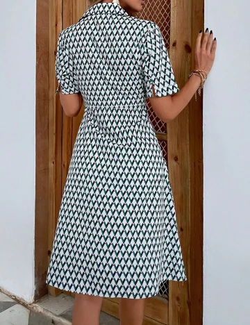 Rochie scurta SHEIN, alb, S Alb