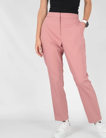 Pantaloni Reserved, roz pudra, 40 Roz