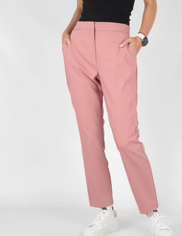 Pantaloni Reserved, roz pudra, 40 Roz