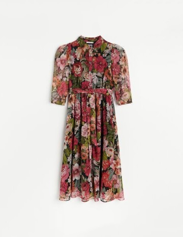 Rochie medie Reserved, floral, 44
