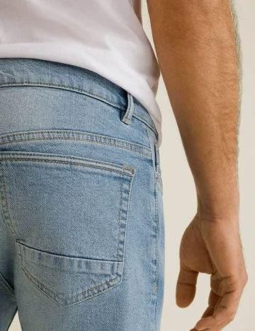 Blugi Tim slim fit vintage de culoare deschisa, albastru vintage deschis, 36