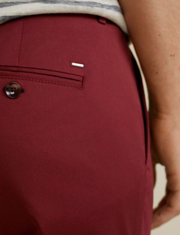 Pantaloni slim fit tip chino, albastru, 36