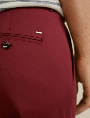 Pantaloni slim fit tip chino, albastru, 36