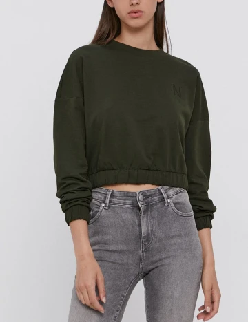 Bluza Noisy May, verde, M