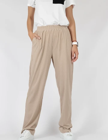 Pantaloni Saint avenue, bej, XS