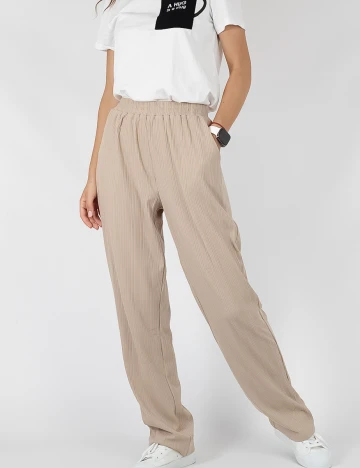 Pantaloni Saint avenue, bej, XS