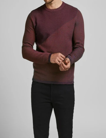 Bluza Jack&Jones, grena, L Rosu