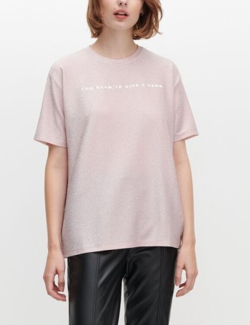 Tricou Reserved, roz, L