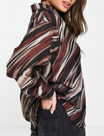 Camasa Stradivarius, maro, S