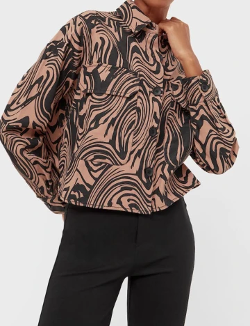 Camasa Stradivarius, maro, S