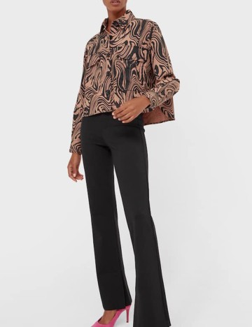 Camasa Stradivarius, maro, S