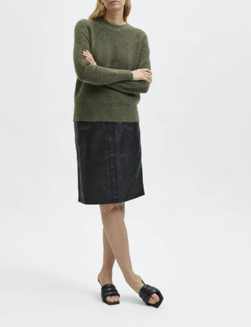 Pulover Selected Femme, verde, M