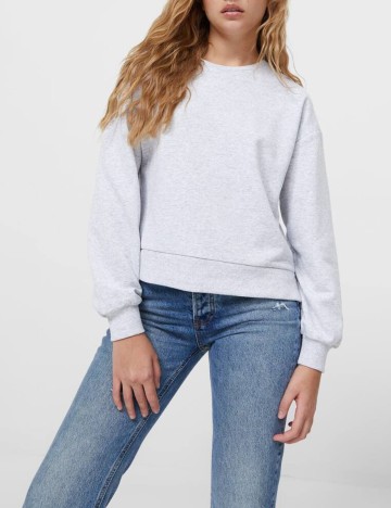 Bluza Stradivarius, gri, S