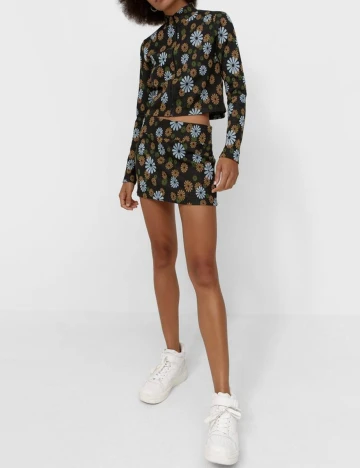 Fusta Stradivarius, floral, S