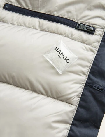 Jacheta matlasata cu puf, bleumarin, XS