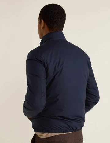 Jacheta matlasata cu puf, bleumarin, XS