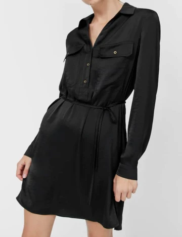 Rochie scurta Stradivarius, negru, M