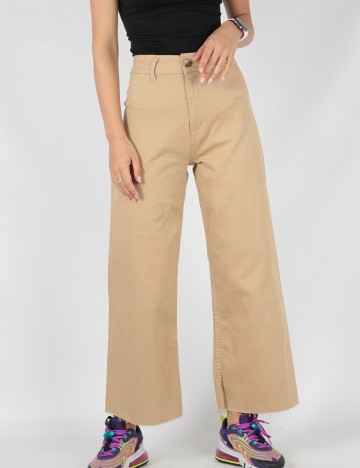 Pantaloni Stradivarius, bej, 40