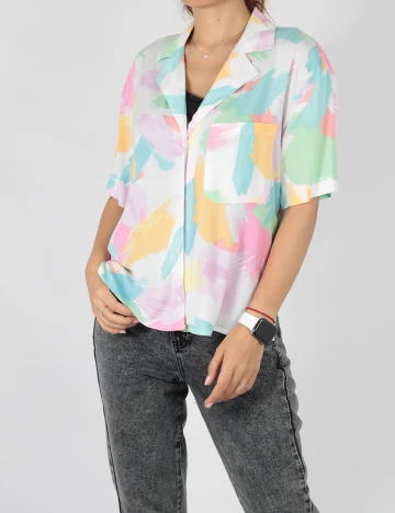 Camasa Stradivarius, mix culori, S