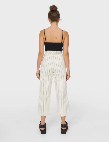 Pantaloni Stradivarius, crem, 34