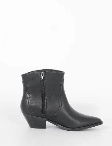 Botine Reserved, negru, 38 Negru