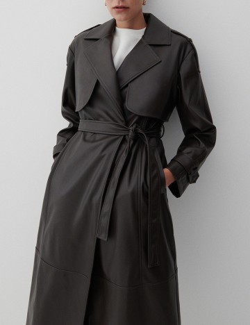 Trench Reserved, maro inchis, 34