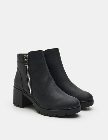 Botine Sinsay, negru, 41
