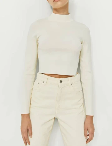 Bluza Stradivarius, ecru, XS