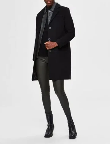 Palton Selected Femme, negru, 42