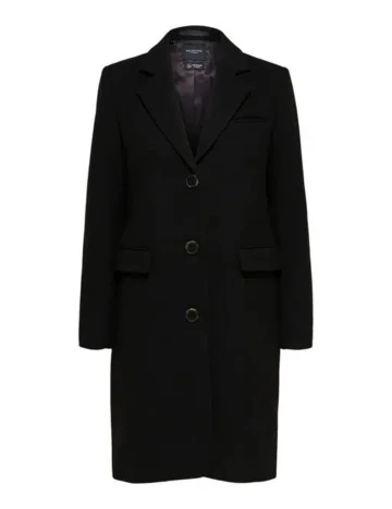 Palton Selected Femme, negru, 42