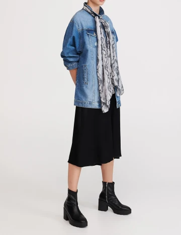 Botine Reserved, negru, 41