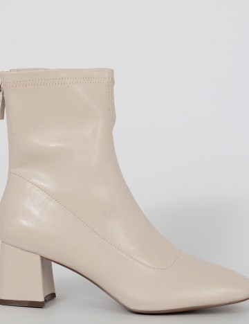 Botine Reserved, crem, 40