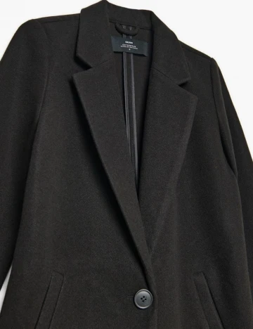 Palton CROPP, negru, XS