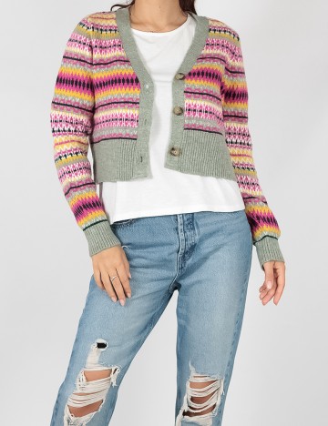 Cardigan Vila, mix culori, M