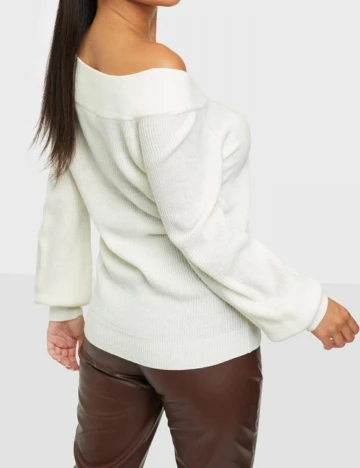 Bluza Vila, alb, L