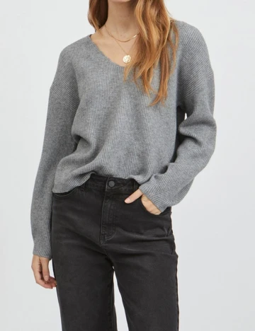 Bluza Vila, gri, S