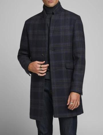 Palton Jack&Jones, bleumarin, XXL Albastru