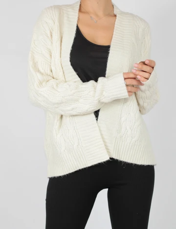 Cardigan Jacqueline de Yong, ecru, M