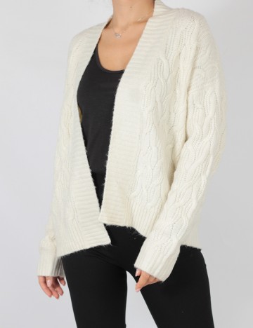 Cardigan Jacqueline de Yong, ecru, M