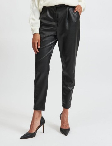 Pantaloni Vila, negru, 36